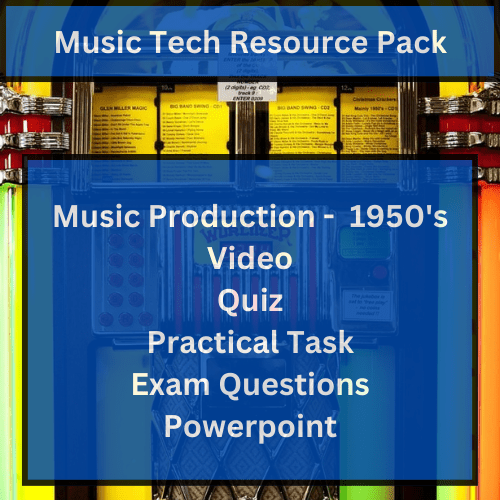 Music tech 1950s resource pack Music tech 1950s resource pack